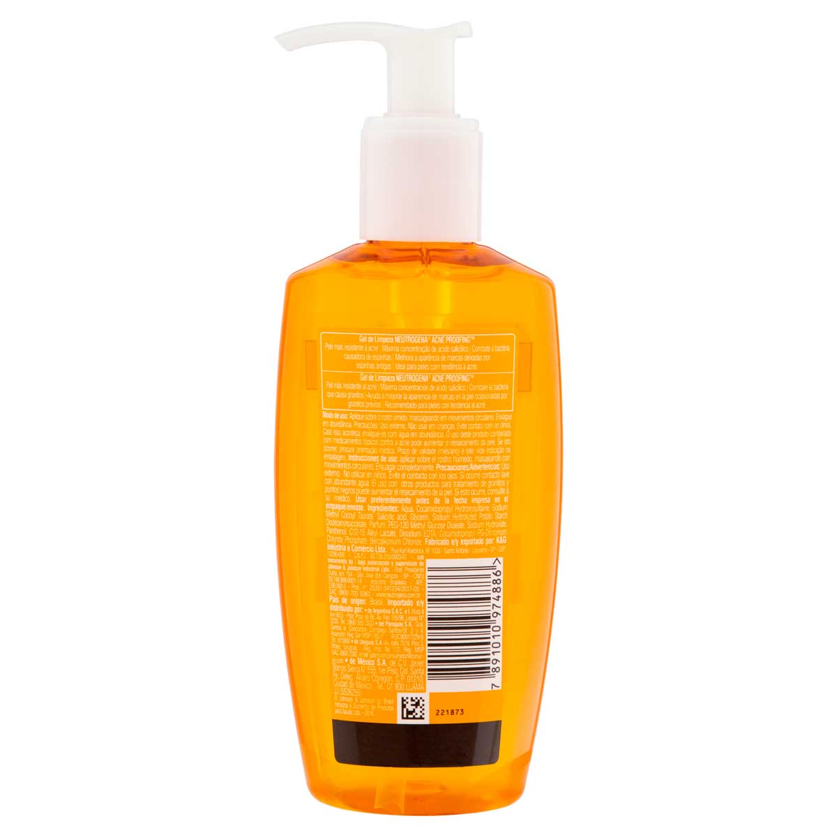 Gel de Limpeza Neutrogena Acne Proofing Frasco 200ml