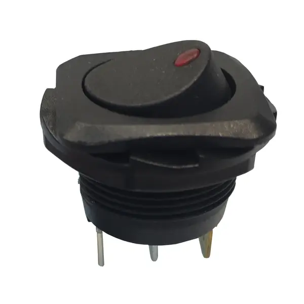 Gardner Bender SPST On-Off Illuminated Rocker Round Hole
