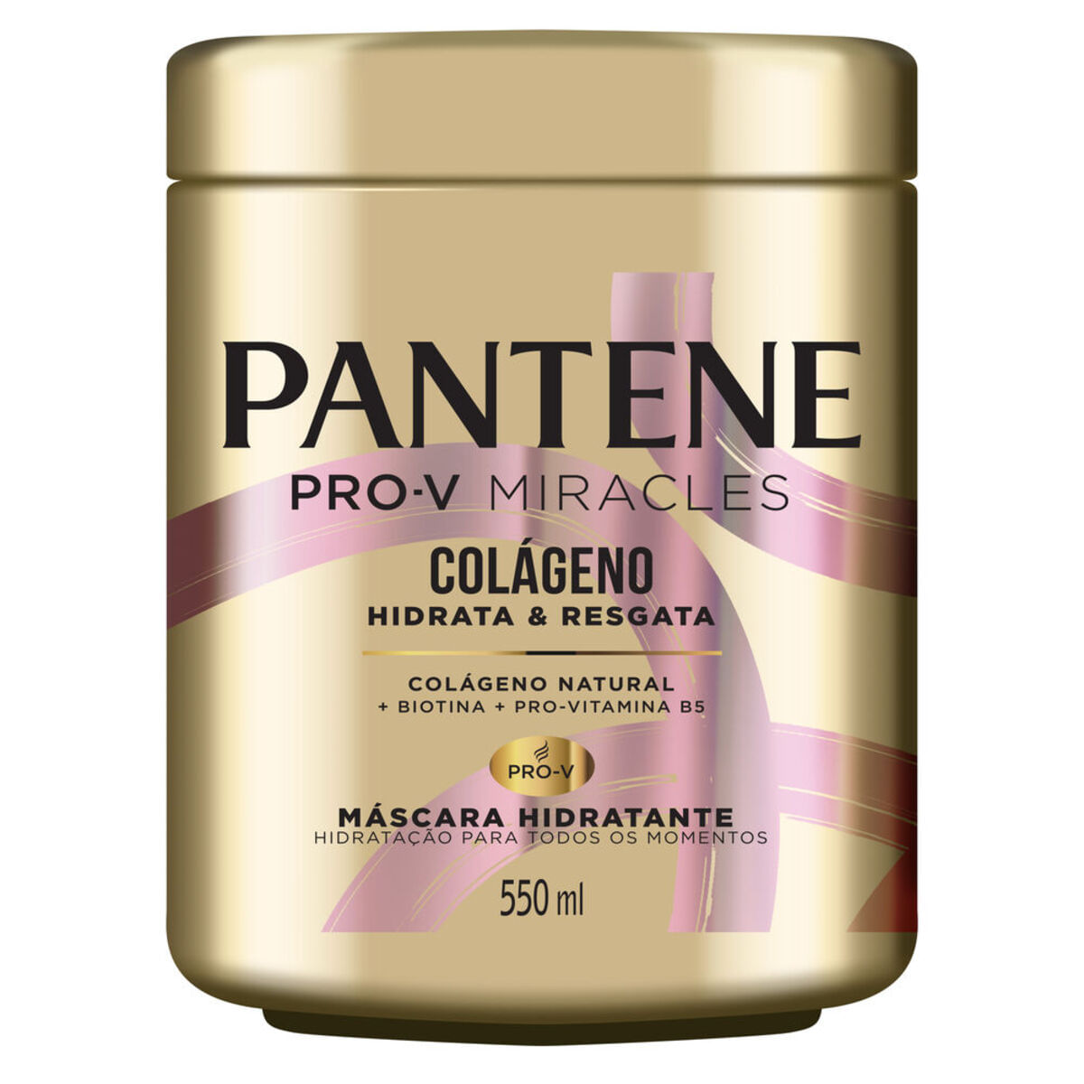 Mascara de tratamento Pantene Pro-V Miracles Colageno Hidrata e Resgata 550ml