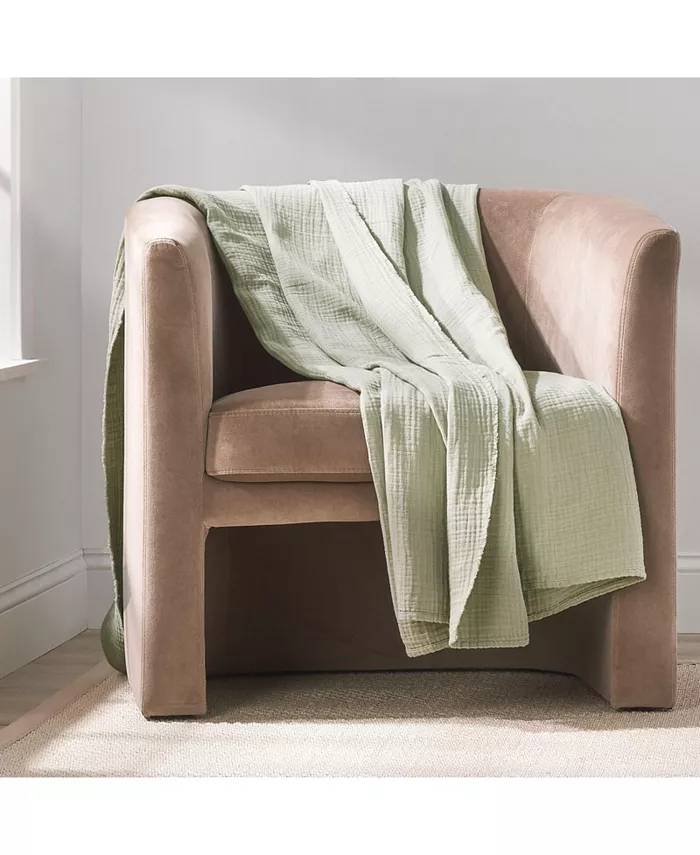 Nate Home by Nate Berkus Washed Gauze Cotton Throw 50x70