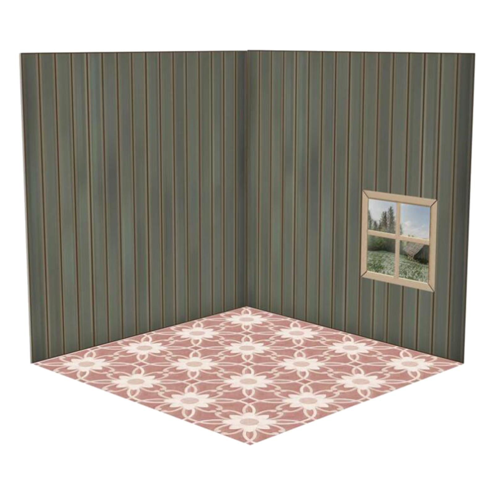 1/12 Scale Backdrop Scene Model Collection ama Parking Background Background Board Scene for Action Figures Dolls Vehicle Scene Toy Living Room