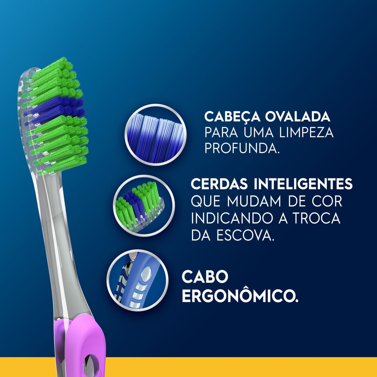 Escova de Dente Oral-B Clean Indicator 4 Unidades