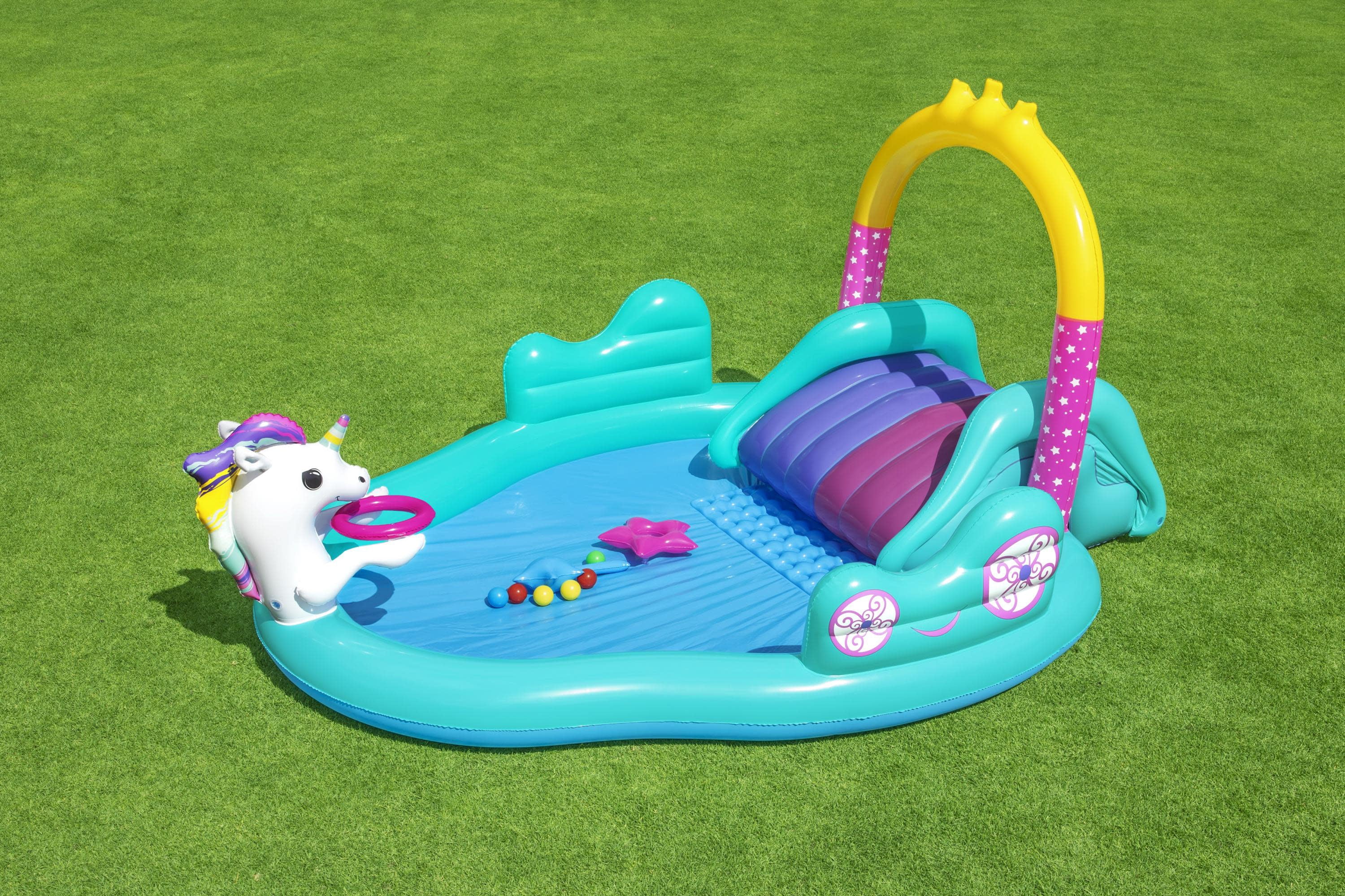 H2OGO! Magical Unicorn Carriage Play Pool Center