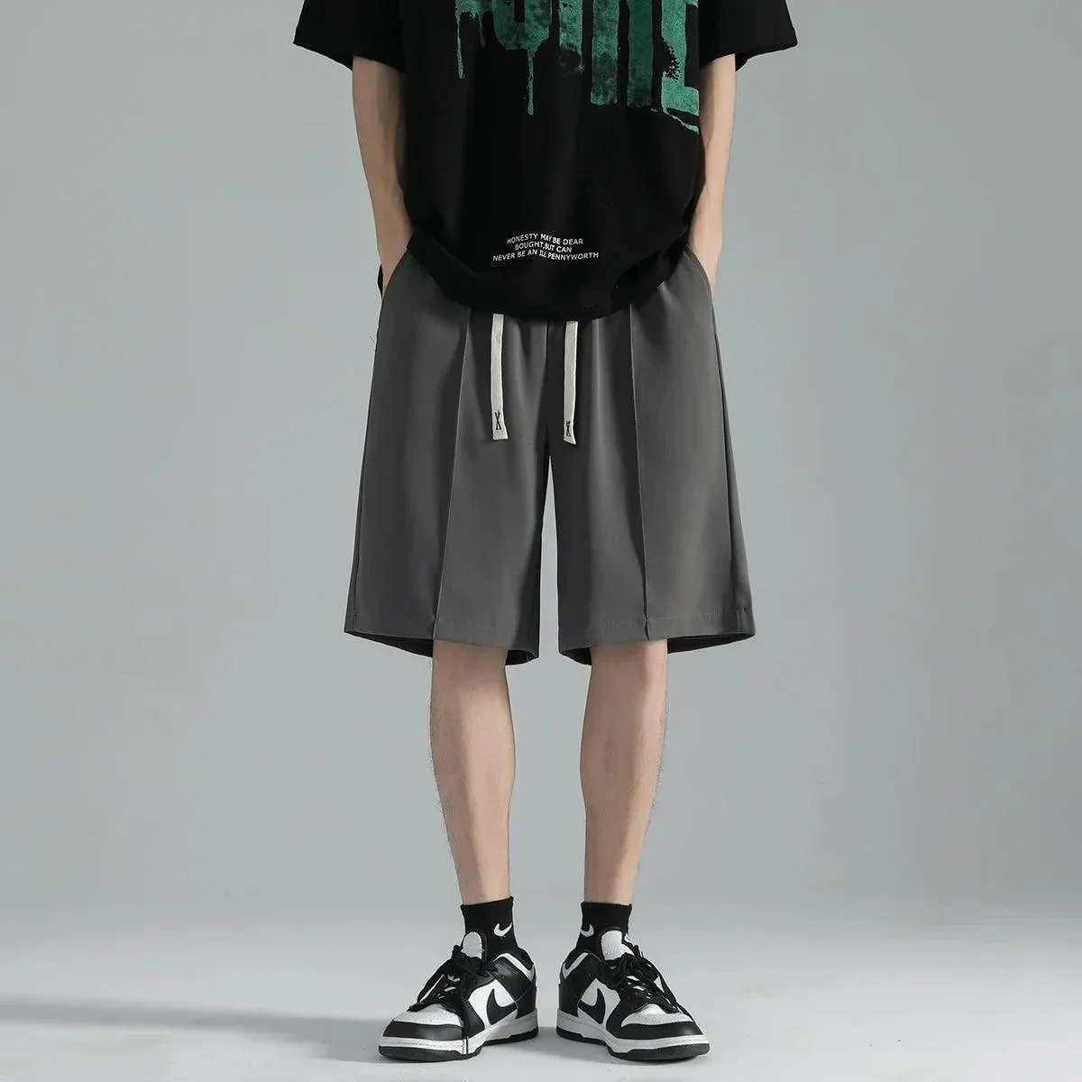 (Compre 2, Leve 3) Shorts Vincenzo™ Deluxe / Toque Italiano em Seda Gelo para o Conforto Exclusivo!