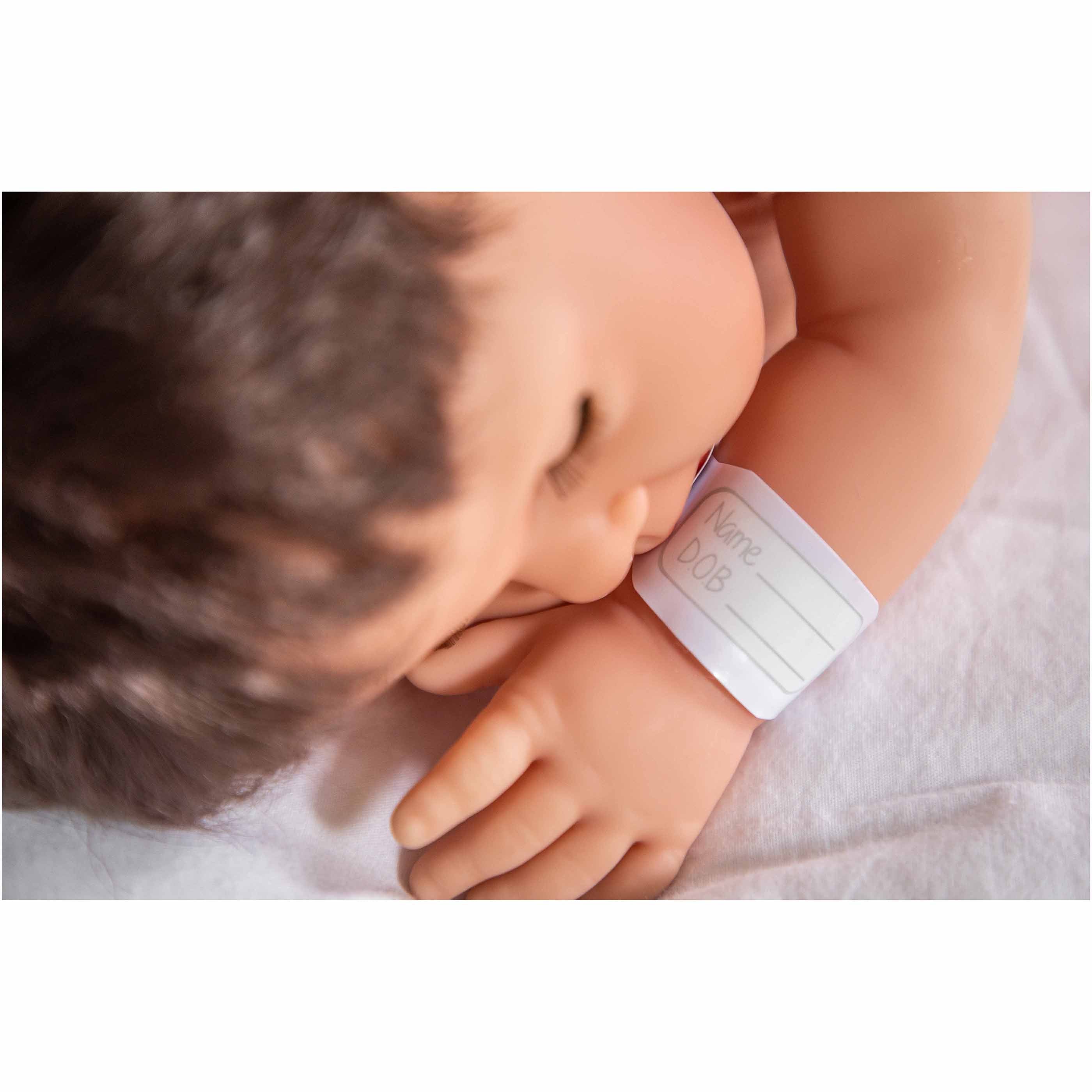 Tiny Treasures Toy Baby Doll in Gift Box - Brown Hair