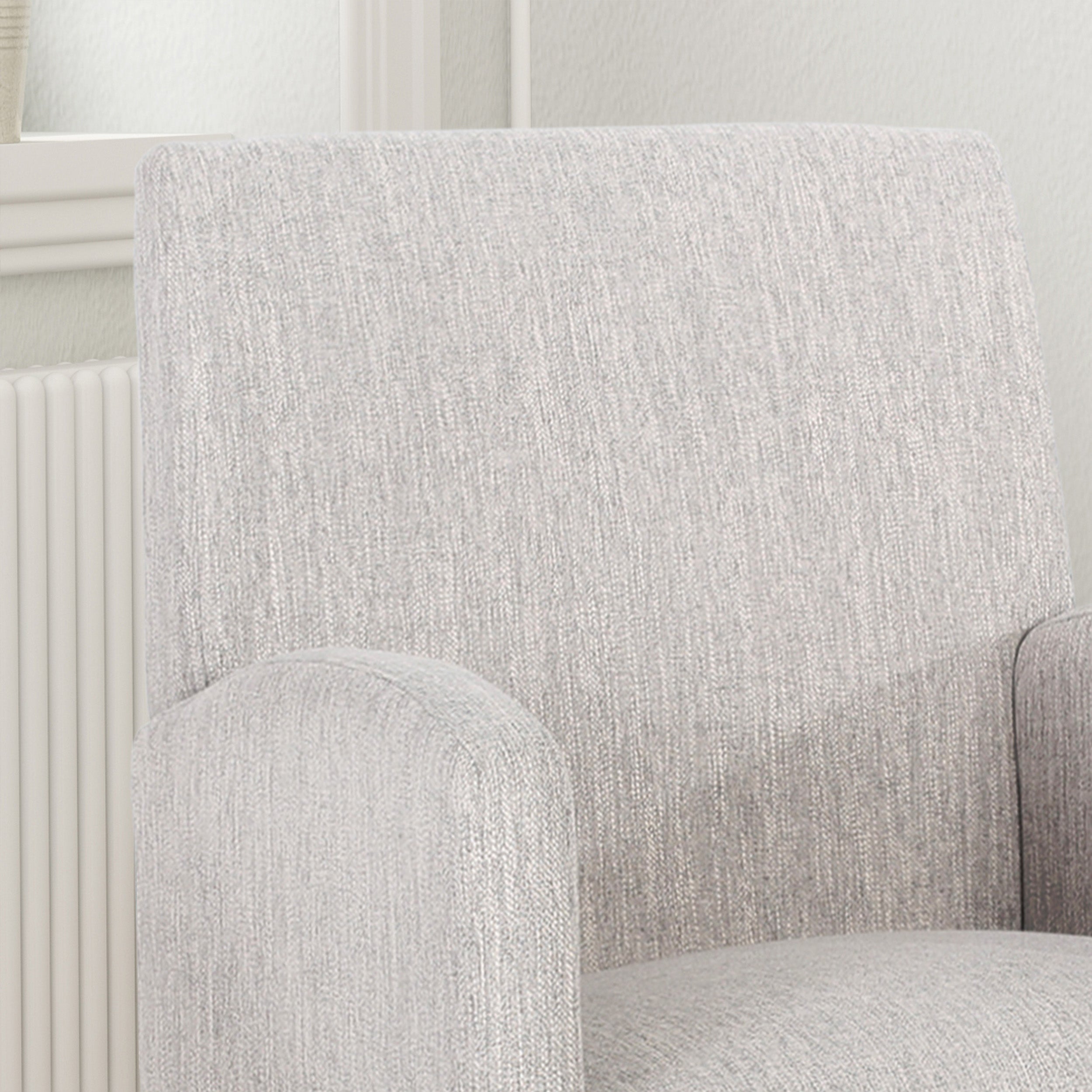 Fairy Contemporary Fabric Dining Chairs (Set of 2)