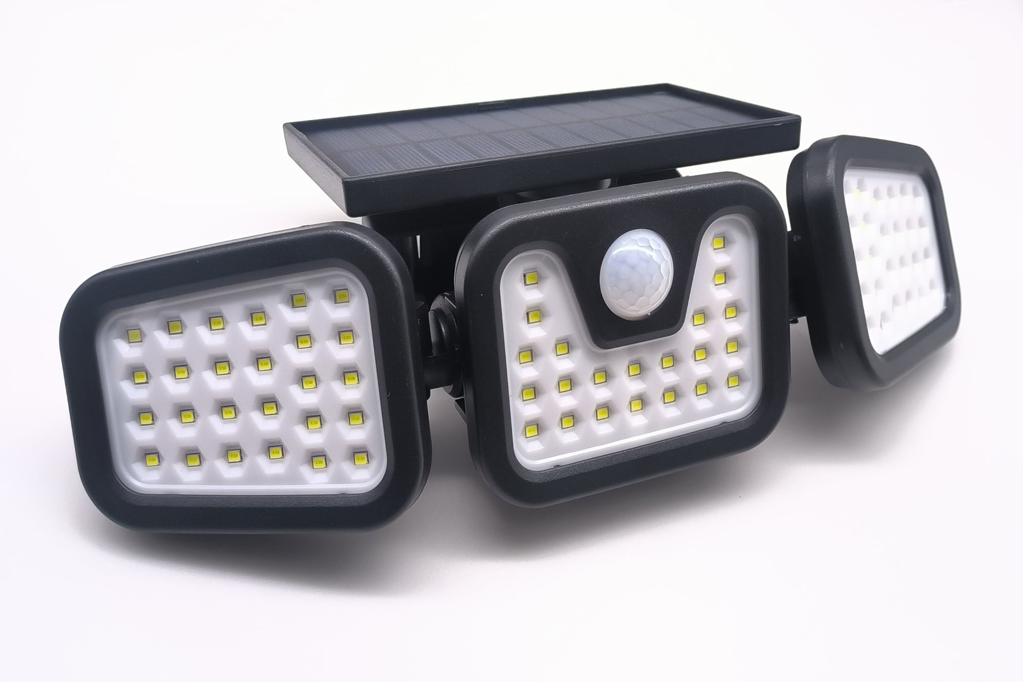 Aolyty Solar Wall Lights， Motion Sensor Flood Light 3 Modes 6000K for Porch Garden