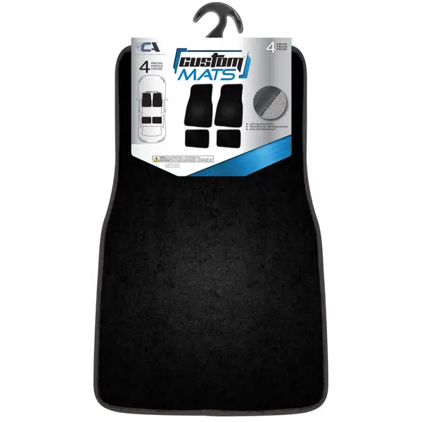 Custom Accessories 4-Piece Carpet  Interior Floor Mat