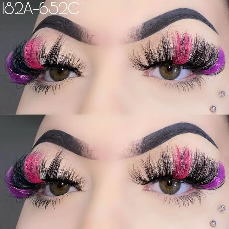 Custom Private Label 5D Color False Eyelashes