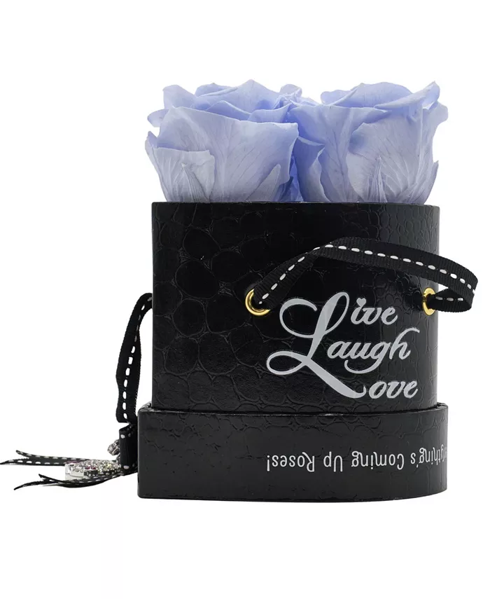 Rosepops Pop-Up Live， Laugh， Love Heart Shaped Lavender Sachet Real Roses， Box of 3