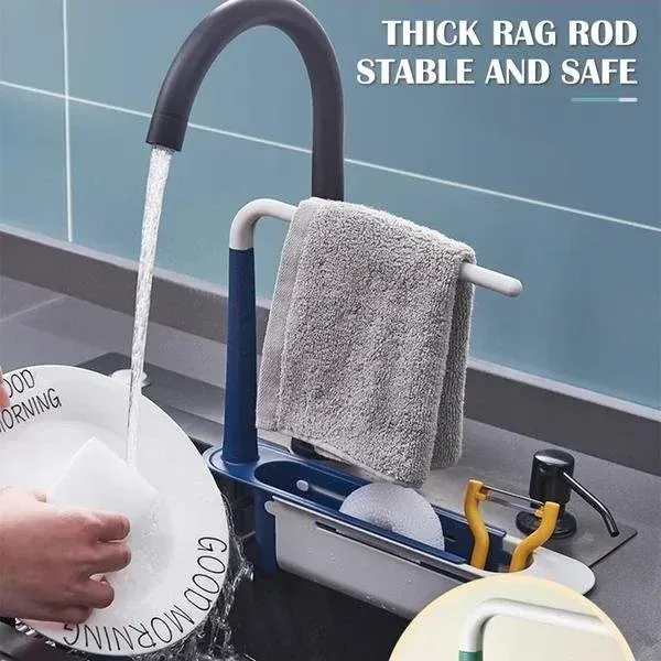 (🎅HOT SALE NOW-49% OFF) 🔥🔥Telescopic Sink Storage Rack & BUY
