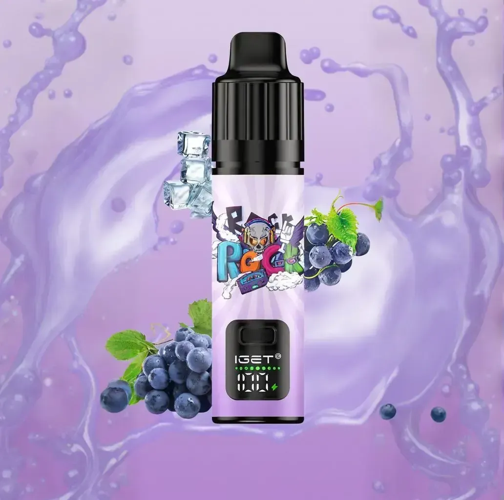IGET BAR PLUS S3 10000 | Grape Ice Delight – 10,000 Puffs of Crisp Fruity Bliss