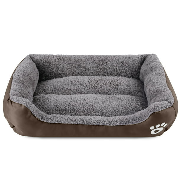 Medium Dog Bed for Medium Small Large Dogs， Rectangle Washable Dog Bed， Orthopedic Dog Sofa Bed， Durable Plush Pet Bed， Soft Calming Sleeping Puppy Bed with Anti-Slip Bottom
