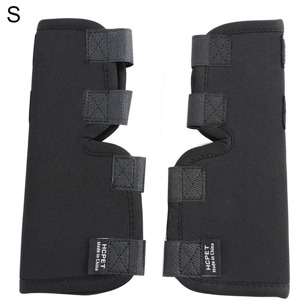 Yannee Dog Knee Pads Pet Recovery Protection Joint Knee Pads Leg Pads，Black S
