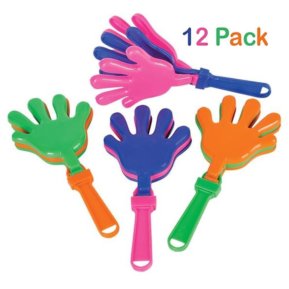 Everything You Need | Kicko Hand Clapper Noisemakers - 12 Pieces Of 75 Inch