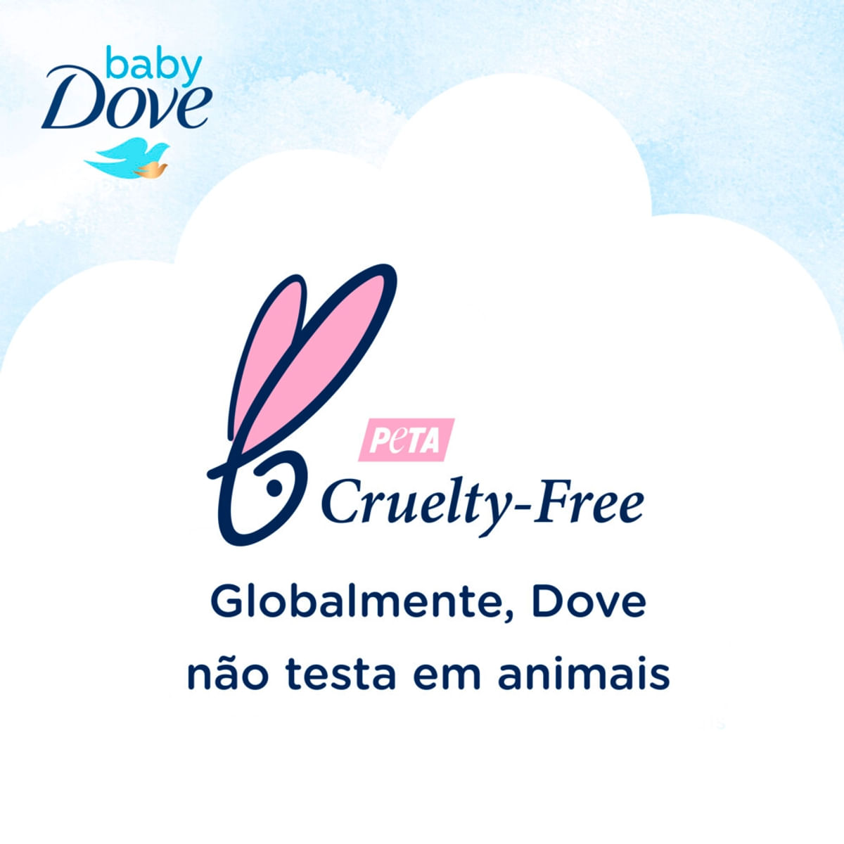 Sabonete em Barra para Bebe Dove Baby Hidratacao Enriquecida 75g