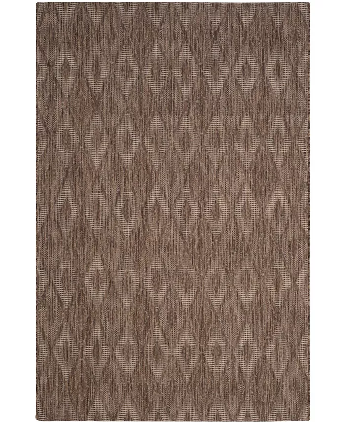 Safavieh Courtyard Brown 4' x 5'7