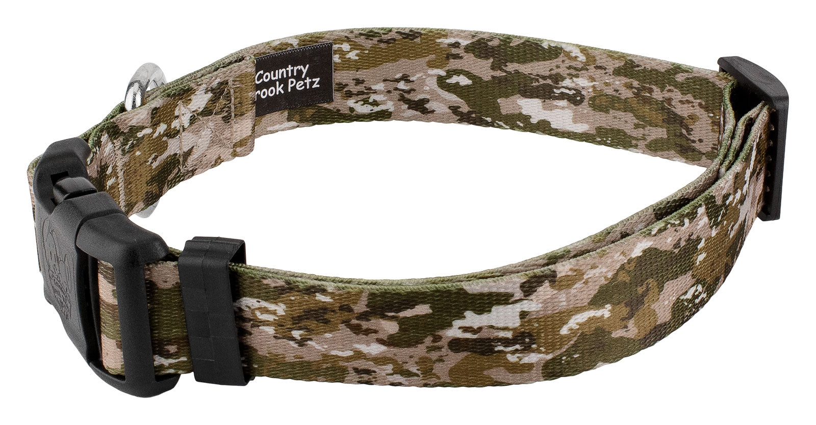 Country Brook Petz® Deluxe Desert Viper Camo Dog Collar - Made in The U.S.A.， Extra Small