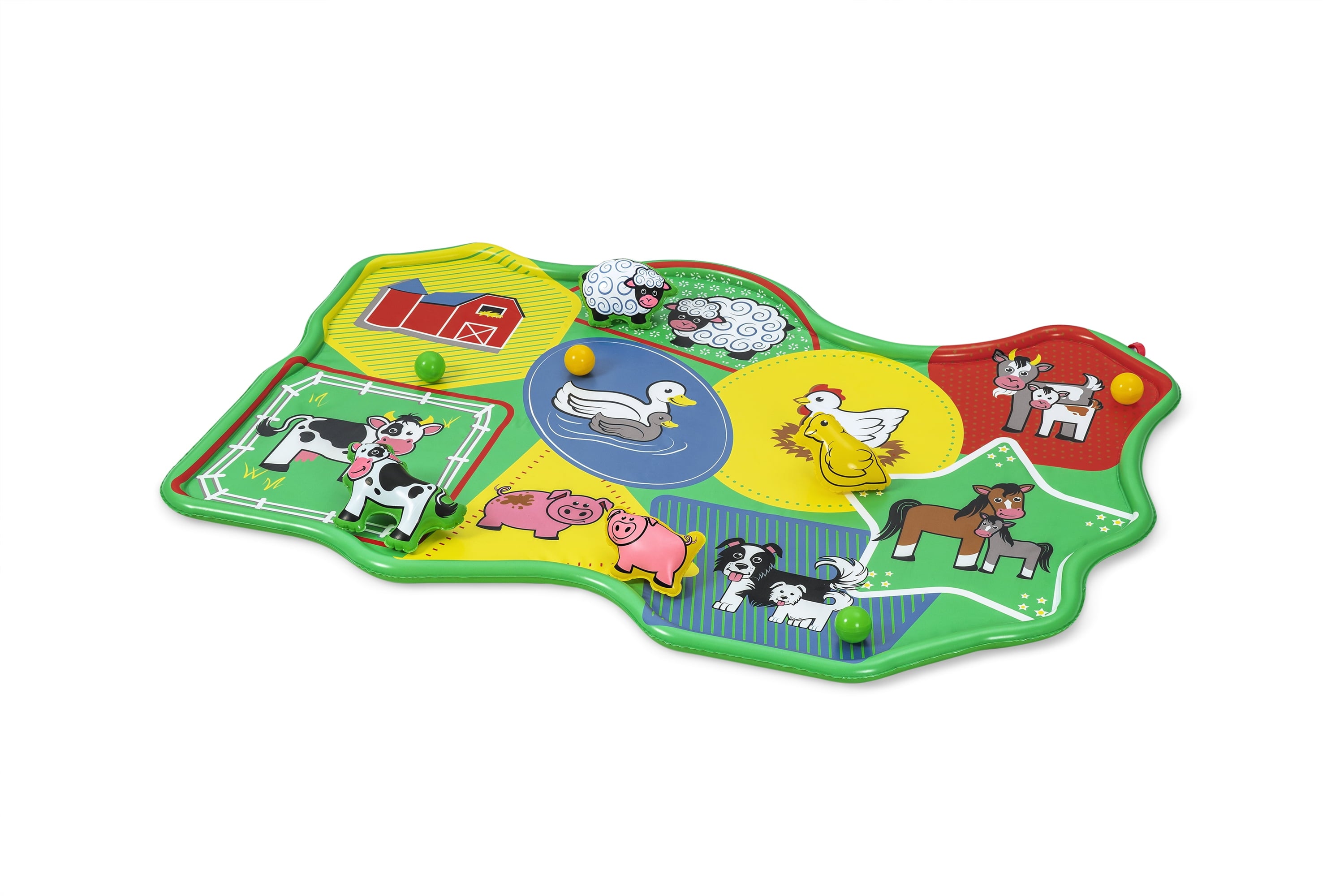 H2OGO! Lil' Barnyard Babies Toddler Multicolor Sprinkler Splash Pad 65 in. x 44 in.