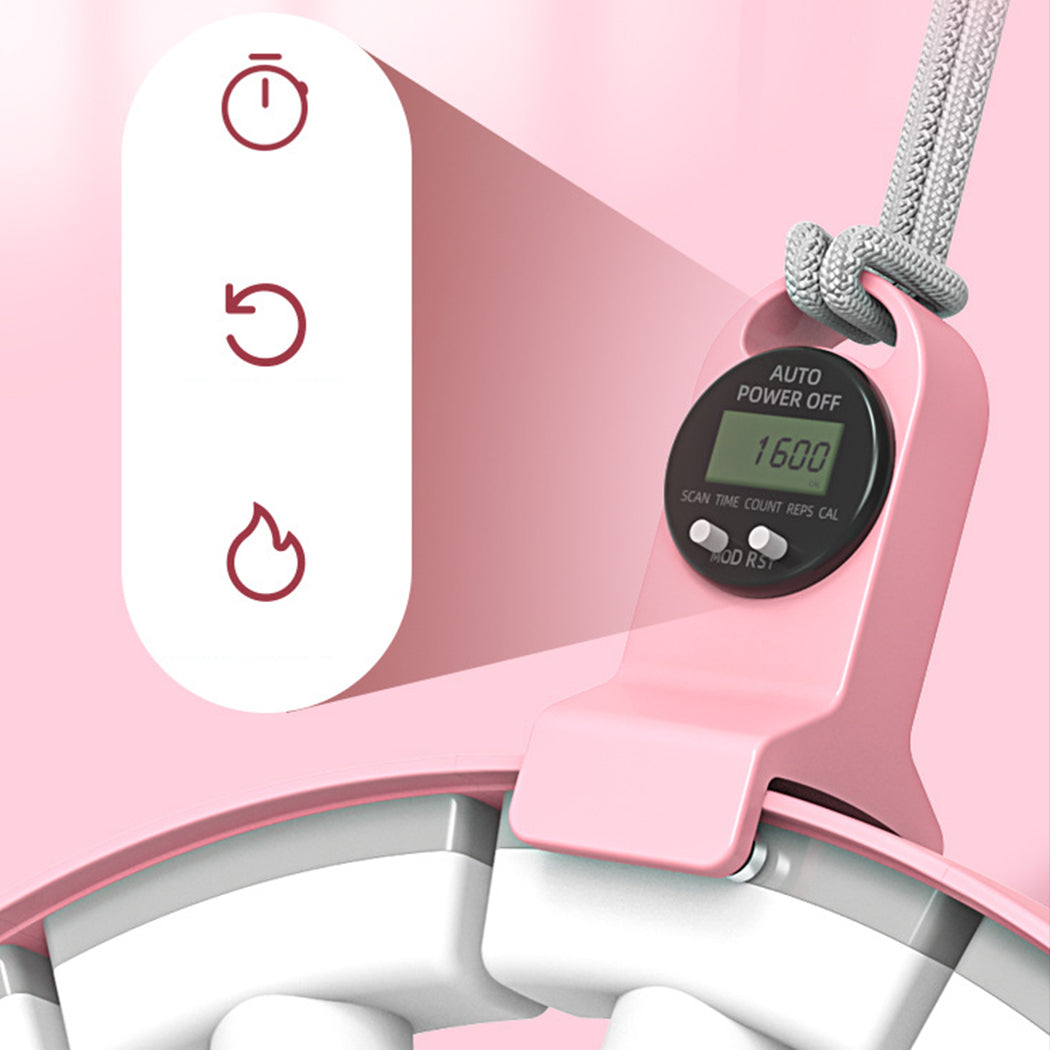 Weight Loss Hoop Non Dropping Exercise Massage Hoop Abdomen Equipment with Ball