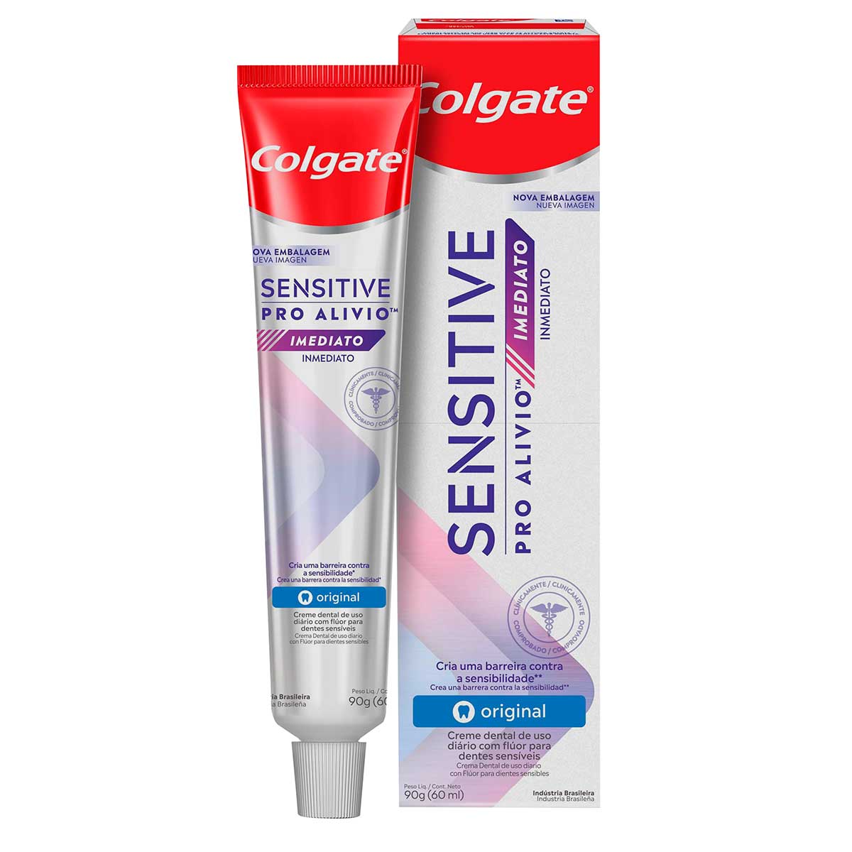 Creme Dental Para Sensibilidade Colgate Sensitive Pro-Alivio Imediato Original 90g
