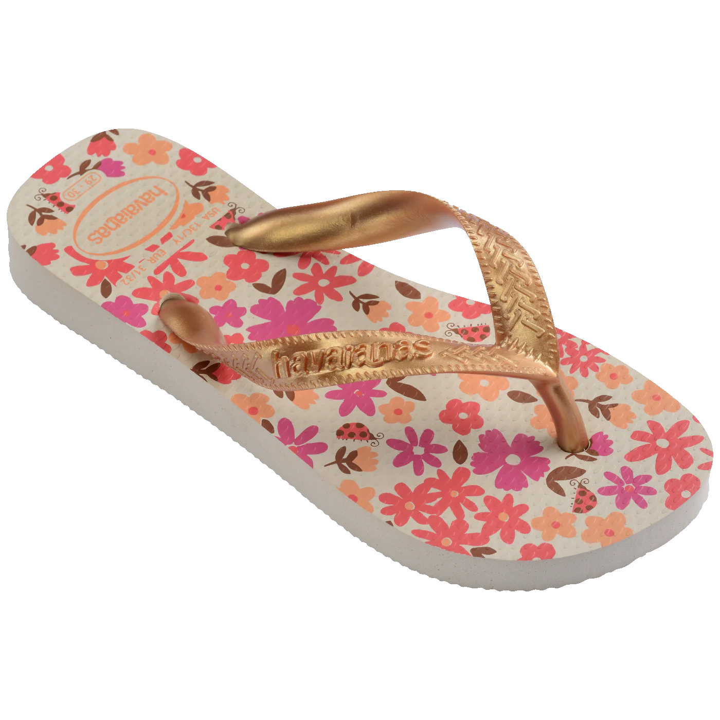 Chinelo Havaianas Infantil Flores