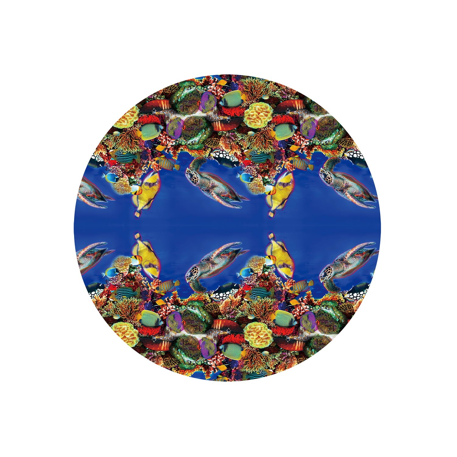 Summer Waves 8 Foot Wide Transparent Quick Set Pool with 3D Graphics and Goggles