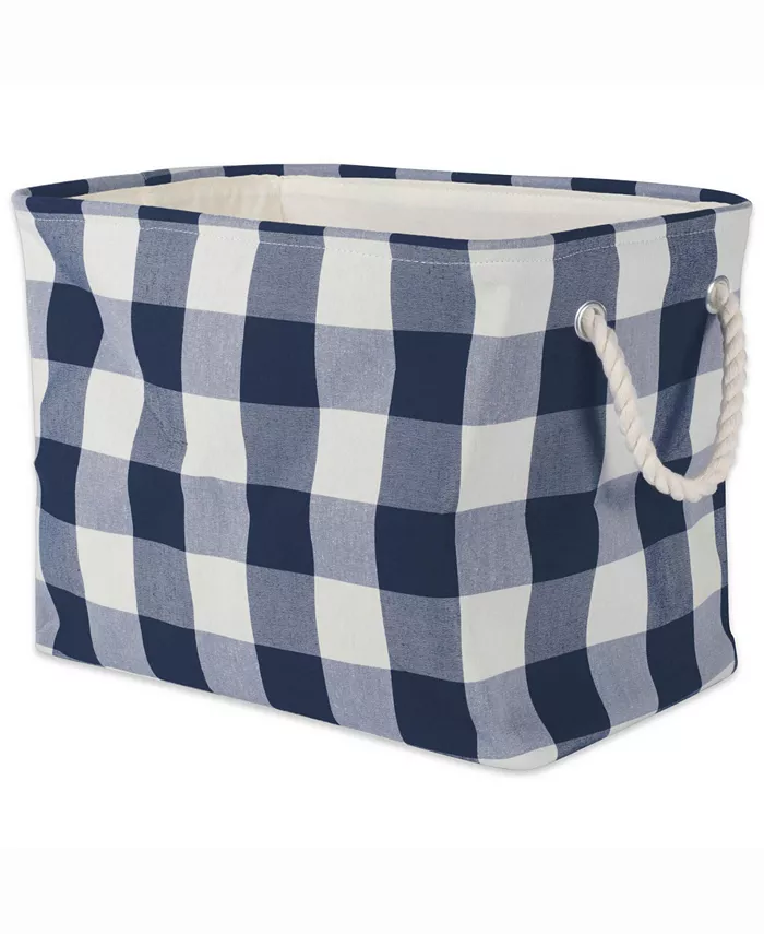 Design Imports Storage Bin Buffalo Check， Rectangle