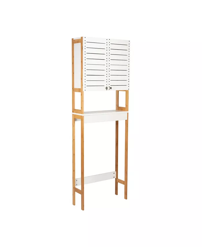 Neu Home 3 Shelf Over the Toilet Bamboo Space Saver Cabinet