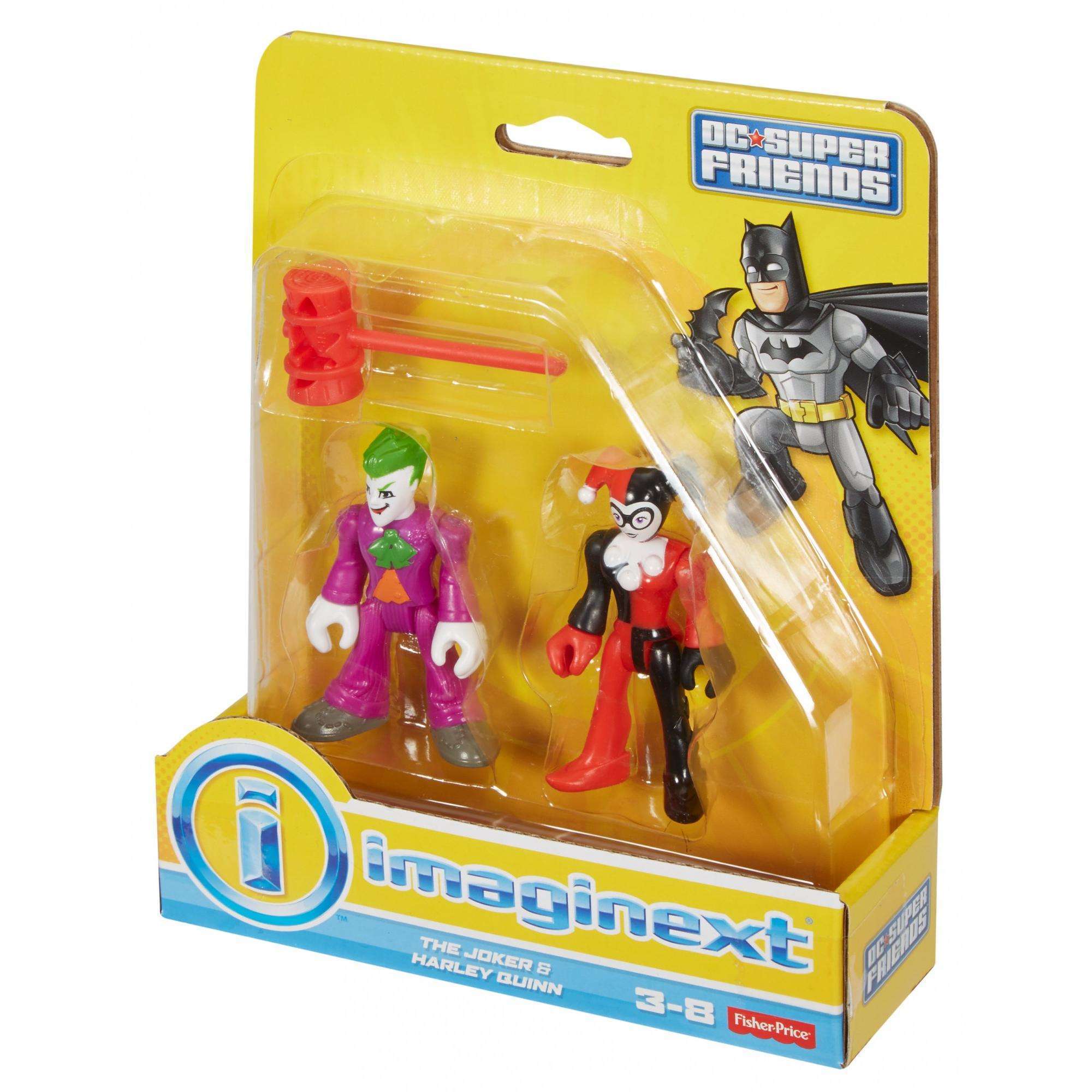 Imaginext DC Super Friends the Joker and Harley Quinn Action Figures