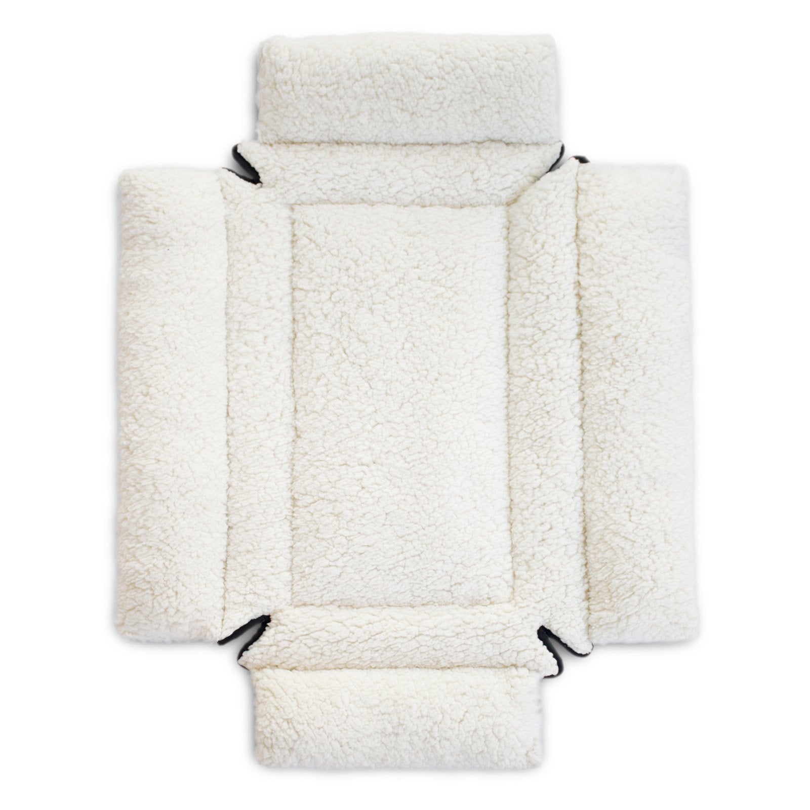 Deluxe Bolster Crate Pad Large Natural 25