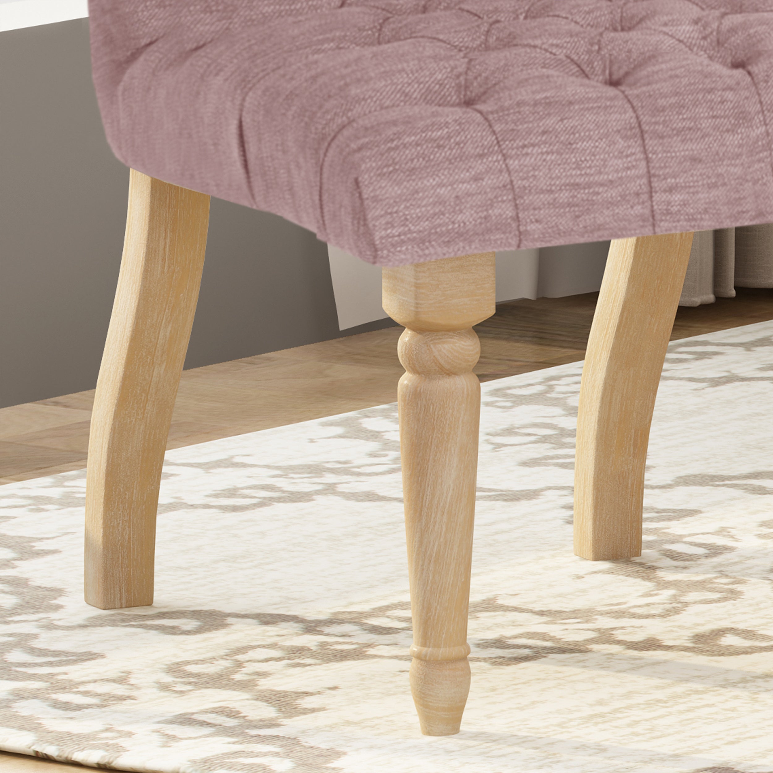 Terrance Tufted Fabric Dining Chair (Set of 2)