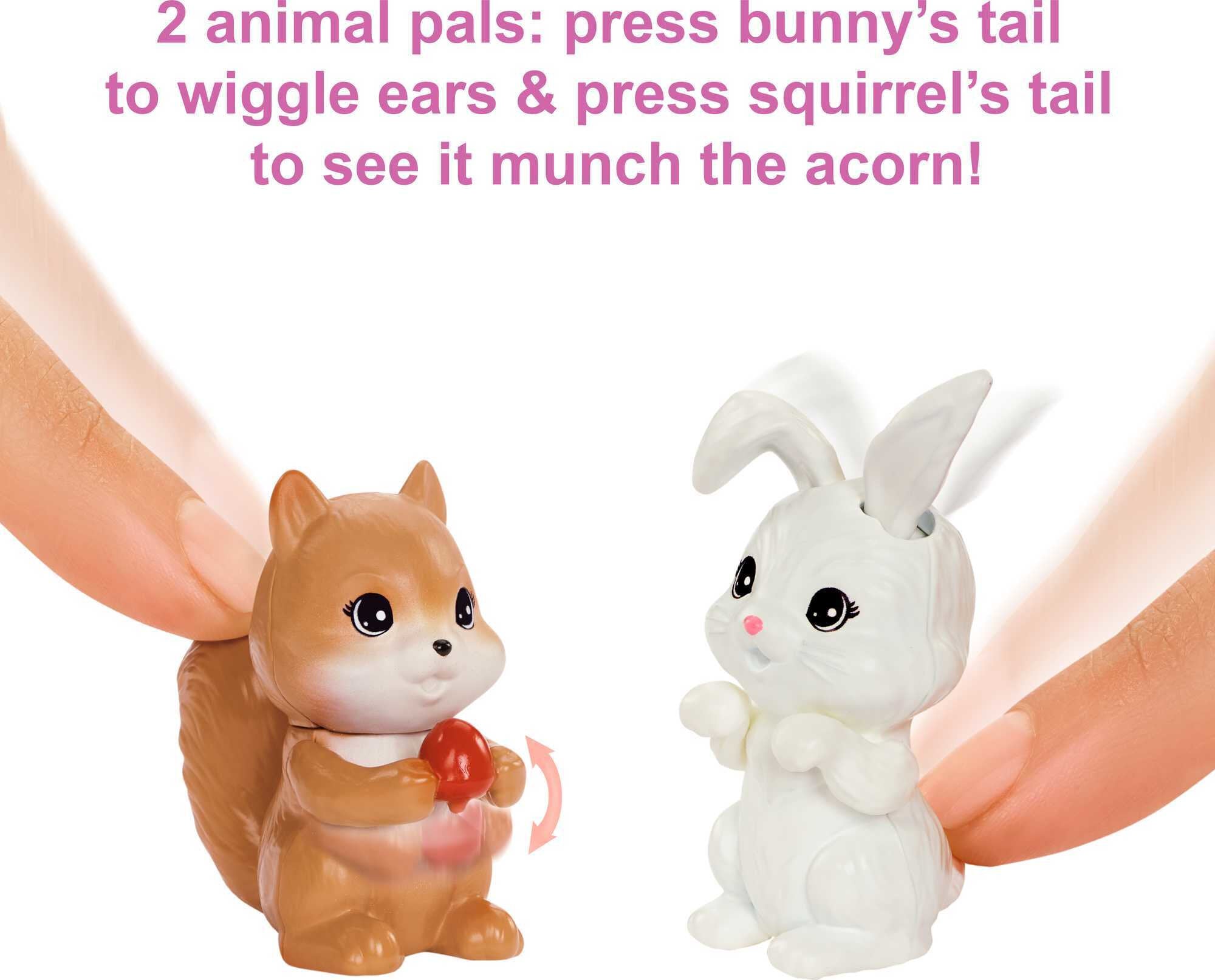 Barbie It Takes Two Let's Go Camping Tent Playset with Brooklyn & Malibu Dolls & 20 Accessories