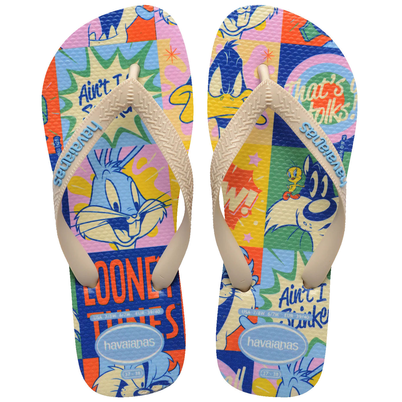 Chinelo Havaianas Top Clássicos Warner Looney Tunes
