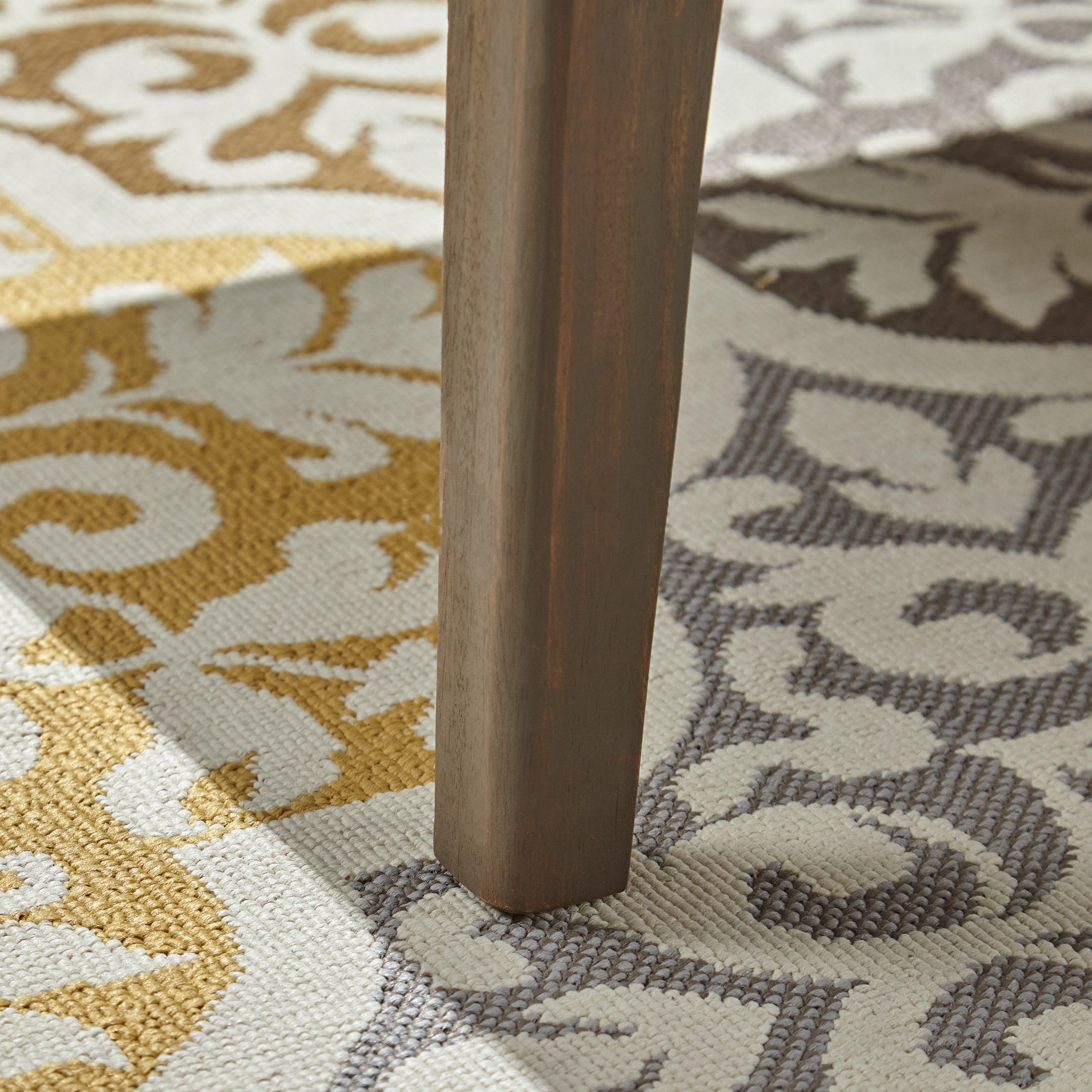 Roy Outdoor Acacia Wood 10 Seater Sectional Sofa Set with Two Coffee Tables