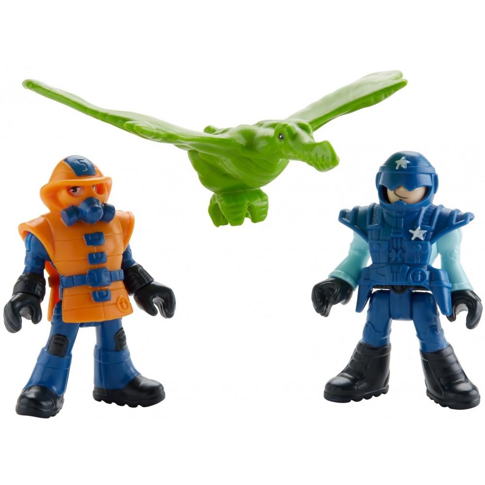 Imaginext Jurassic World Park Workers and Pterodactyl