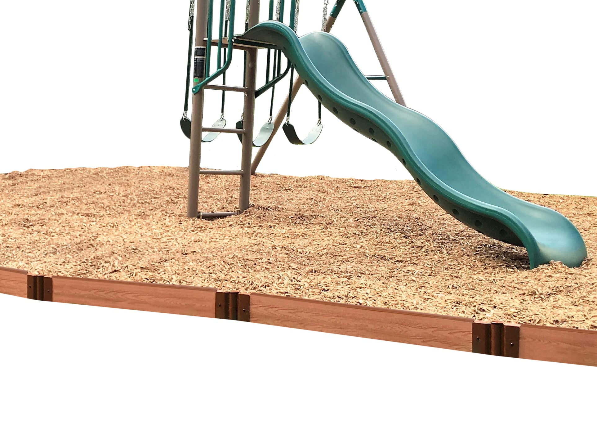 Frame It All Tool-Free Classic Sienna Straight Playground Border