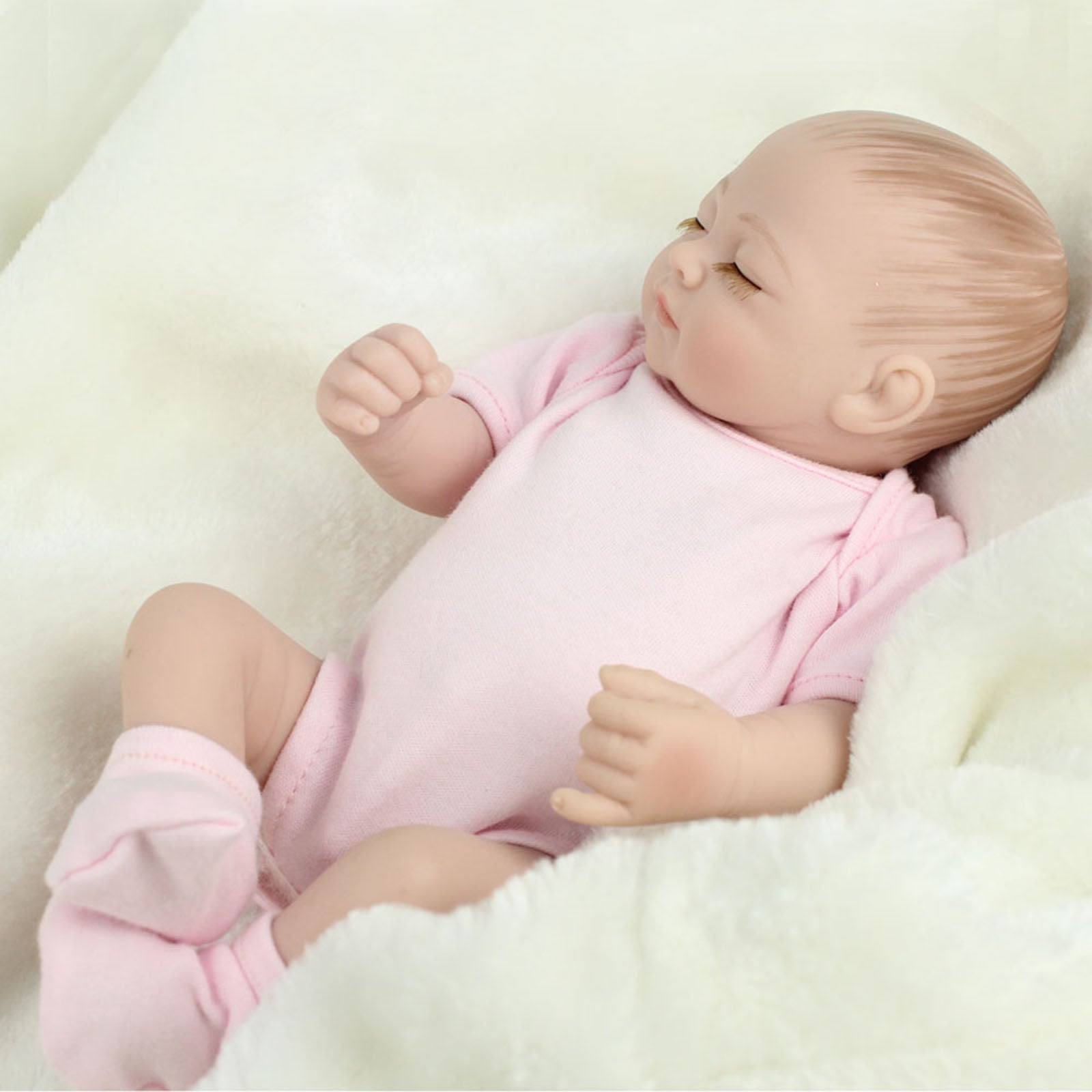 Penson & Co. Reborn Newborn Realike Handmade Baby Doll Playset, 4 Pieces