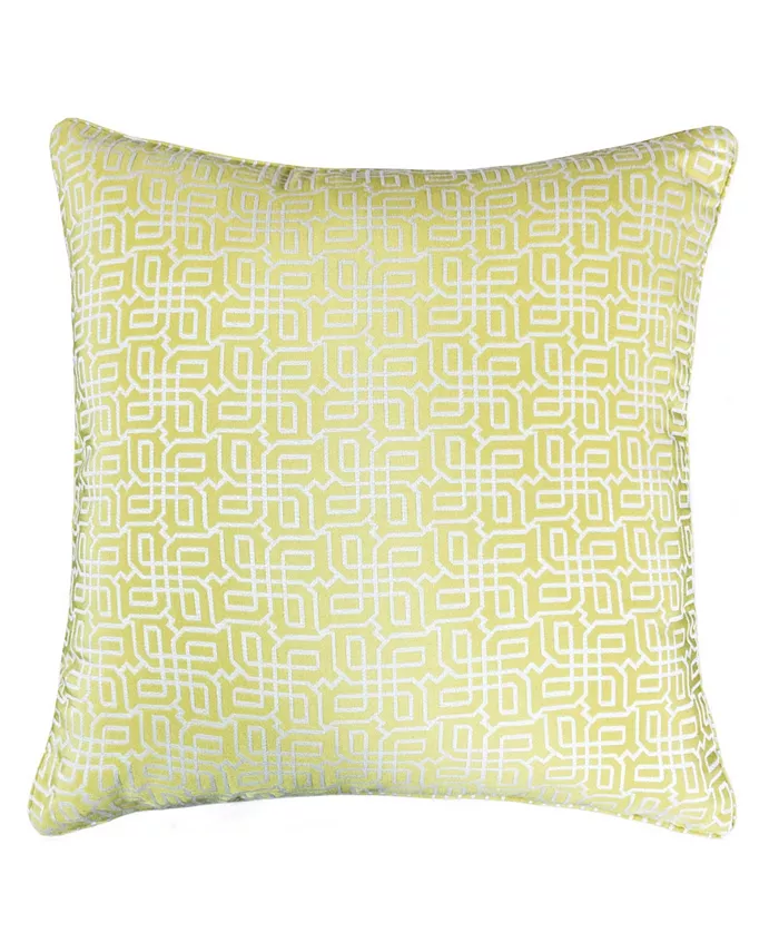Homey Cozy Diana Jacquard Square Decorative Throw Pillow
