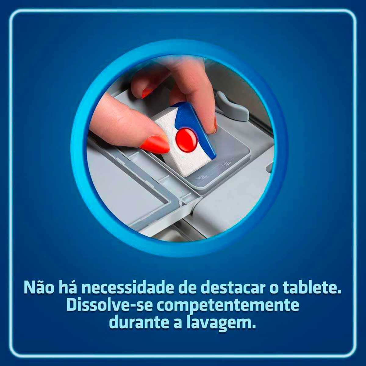 Detergente para Lava Loucas em tabletes Finish com 30 unidades