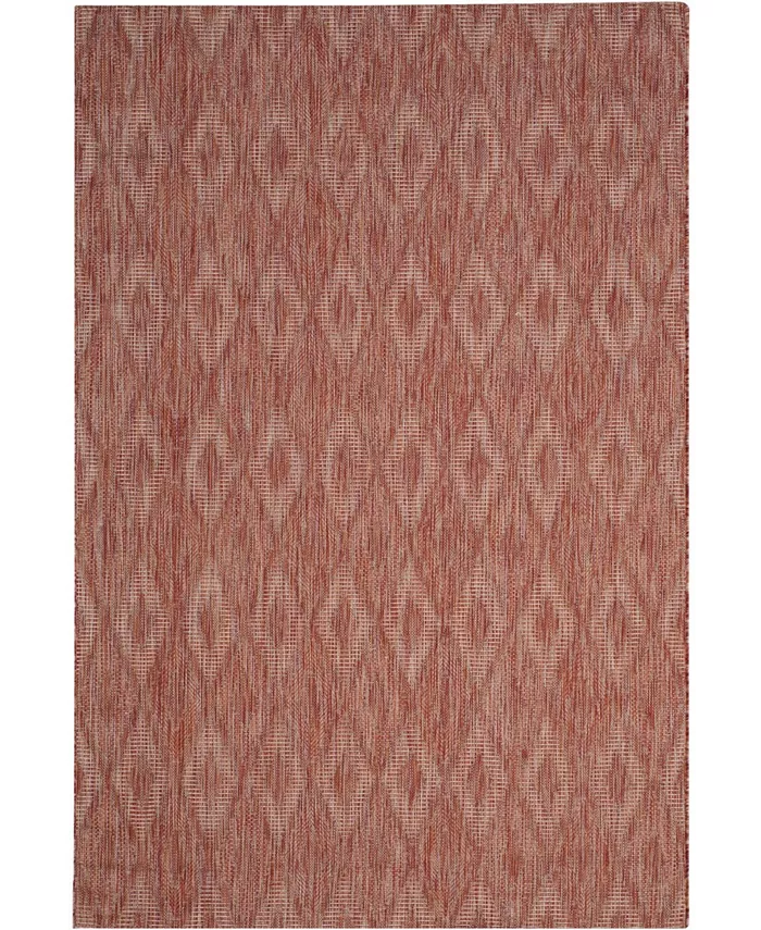 Safavieh Courtyard Red 5'3