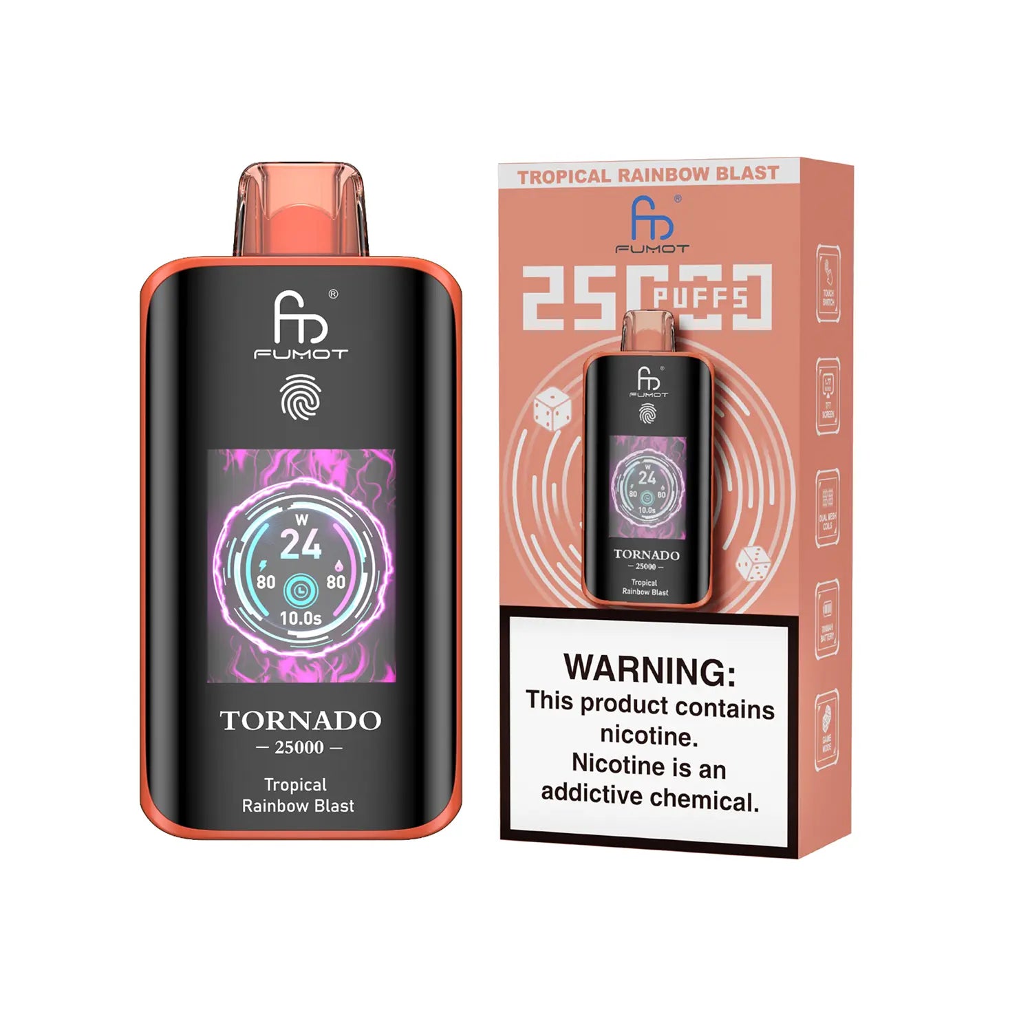 Fumot Tornado Vape 25000 - Tropical Rainbow Blast