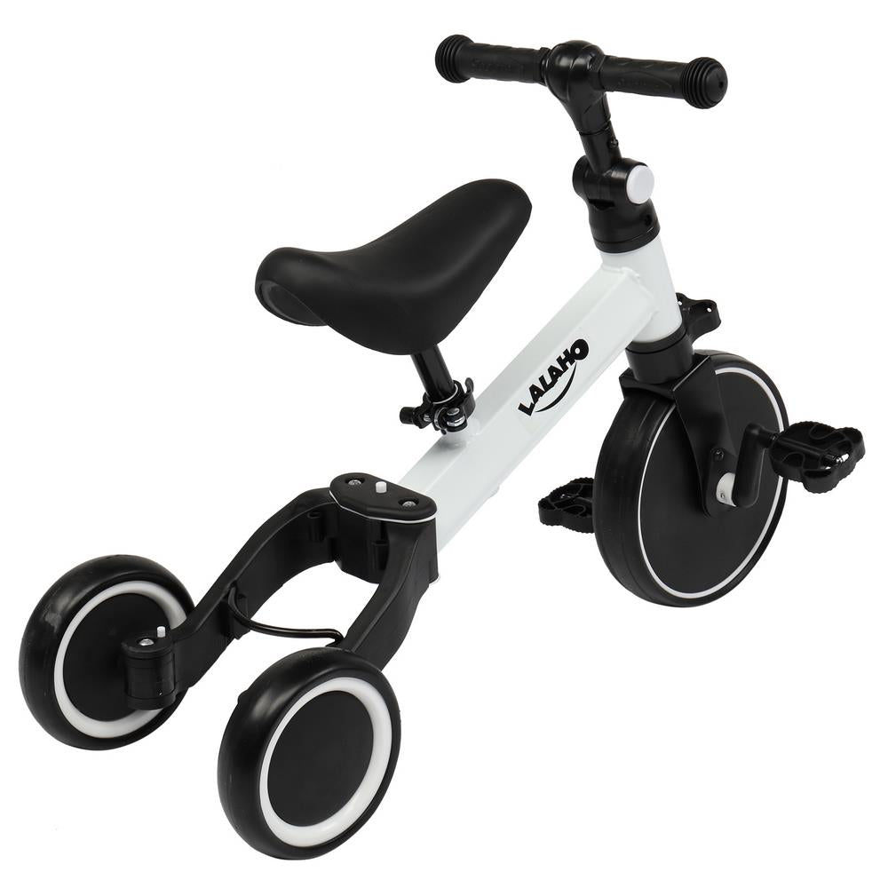 Winado 3-in-1 Kids Tricycle Toddler Walk Training Bike，White