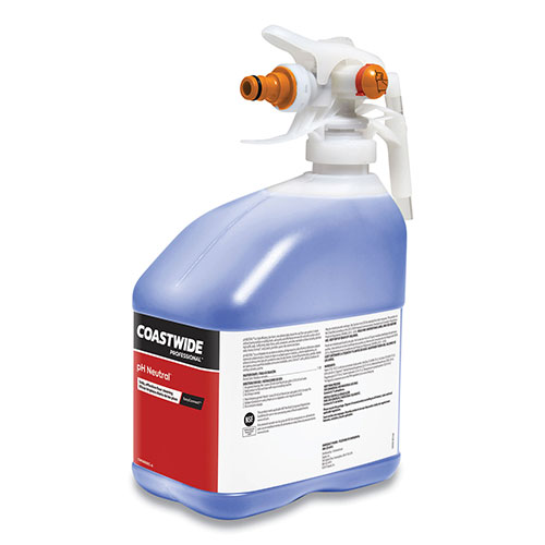 Coastwide Professionalandtrade; pH Neutral Daily Floor Cleaner Concentrate for EasyConnect Systems | Strawberry Scent， 3 L Bottle， 2