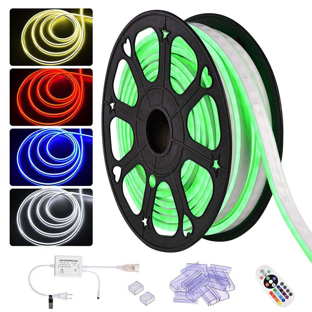 DELight Neon Rope Light Flexible 50ft 16 Colors & 4 Modes