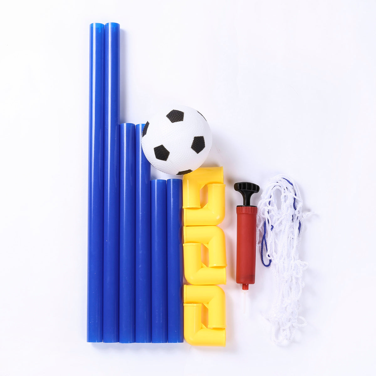 Puloru Little Kids Premium Portable Soccer Goal Set Endless Hours of Fun and Playing Time Indoor and Outdoor Extra Strong， Durable Football Play Kit