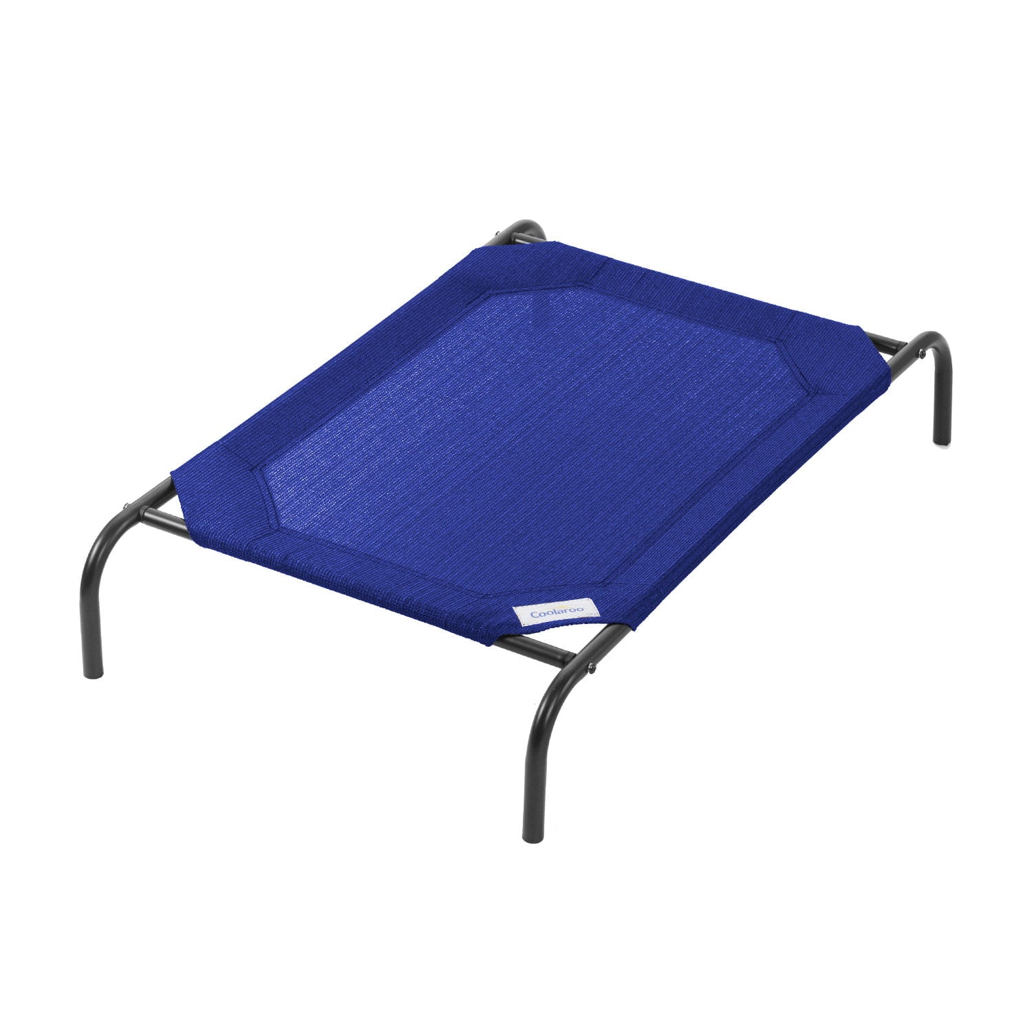 The Original Coolaroo Elevated Pet Dog Bed for Indoors and Outdoors， Medium， Aquatic Blue