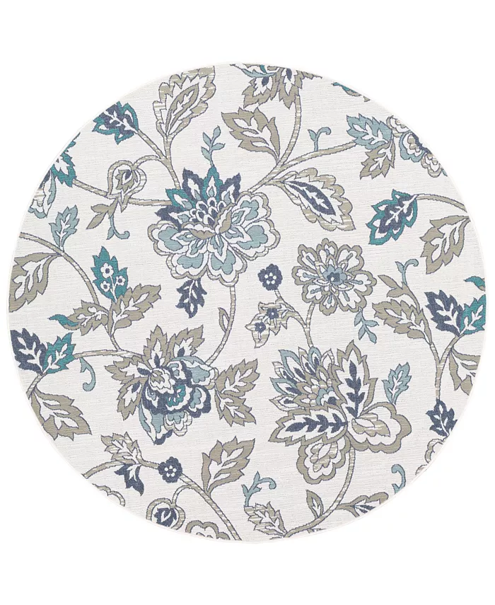 Surya Alfresco ALF-9674 Aqua 5'3