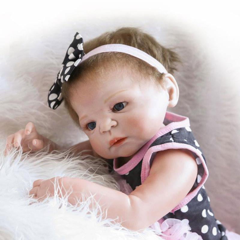 Ktaxon 23" Newborn Handmade Reborn Baby Doll Full Body Silicone Vinyl Girl
