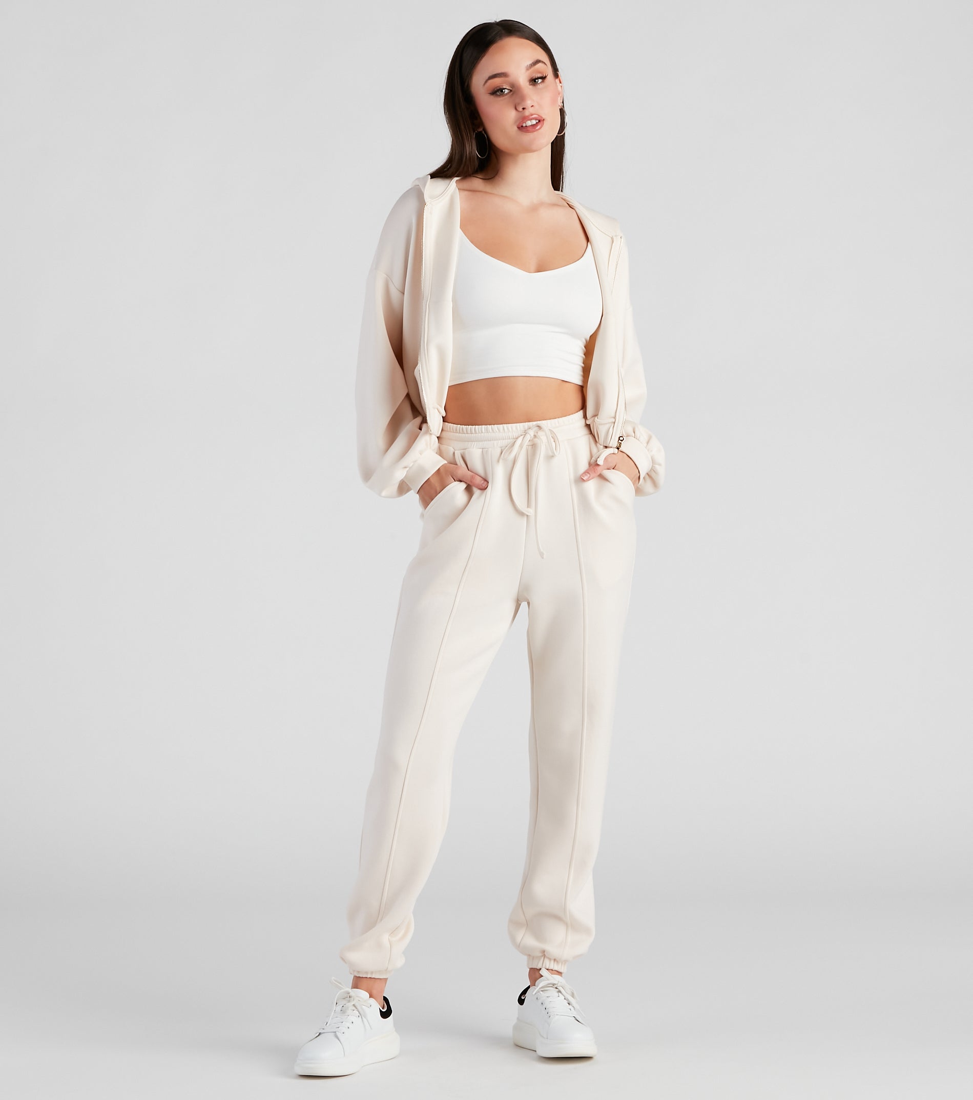 Trendsetting Babe Zip-Up Hoodie